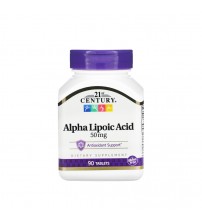 Альфа липоевая кислота 21st Century Alpha Lipoic Acid 50mg 90tabs